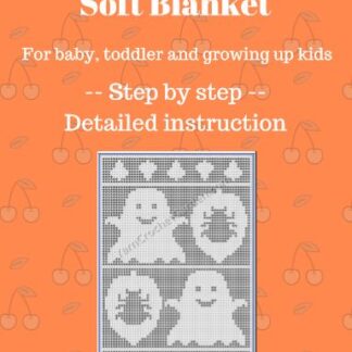 Crochet Pattern: Crochet A Halloween Soft Blanket --Step by step – Detailed Instruction