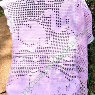 Unique Crochet Pattern Elephant Baby Shower Love Nap / Baby Blanket Pattern