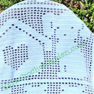 Dog House Heart Blanket Crochet Pattern