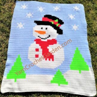 Crochet Pattern Blanket Christmas Baby Boy Girl Afghan Throw Filet Toddler Kids Adults Nap Blanket Pattern