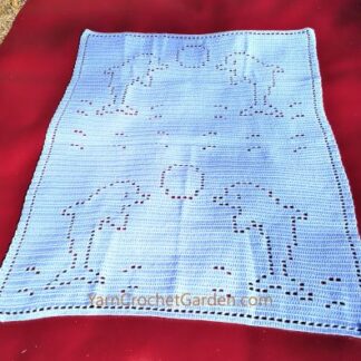 Crochet Baby Blanket Pattern Dolphin