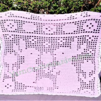 Curtain Easter Bunny Crochet Pattern Flower