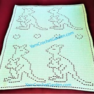 Kangaroo Baby Mom Blanket Crochet Pattern