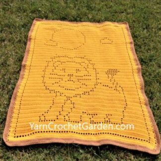 Lion Crochet Pattern Blanket Baby Boys Girls Toddlers Kids Teenagers Adults Blanket Filet Afghan Lion Lover Gift