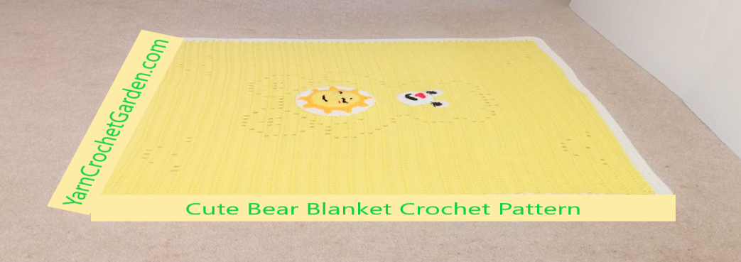 Full square graph chart for teddy bear filet crochet blanket pattern, beginner-friendly printable grid