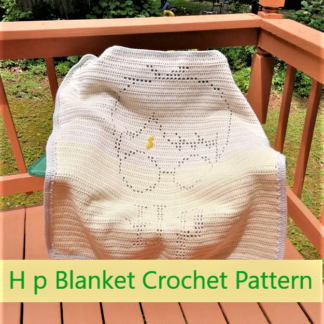 Crochet Pattern Blanket Harry Potter Inspired Baby Afghan Crochet Blanket Crochet Patterns Filet Blanket Hp Symbol Easy Size For Kids Adults