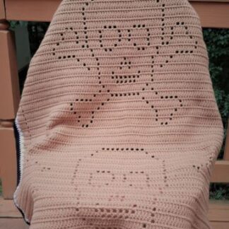 Skull skeleton crochet blanket pattern