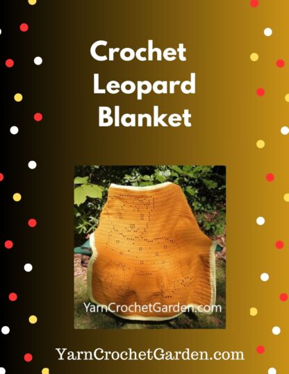 Crochet Blanket Leopard Pattern Crochet Filet Blanket Crochet Pattern African Animals Wildlife