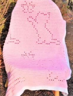 Crochet Cat Blanket Pattern Butterfly Blanket Easy For Beginner Fit Baby Kids Adults Filet