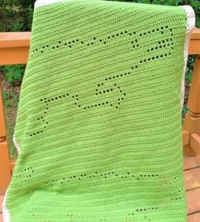 Crochet Crocodile Blanket Pattern Filet Boy Blanket Easy For Beginner More Sizes Fit Baby Kids Adults Filet