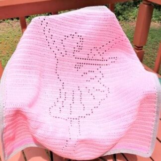 Crochet Pattern Blanket Girl Dance Ballet Princess Crochet Baby Blanket Pattern