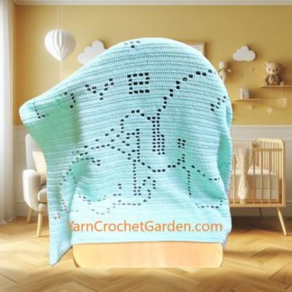 Crochet Patterns Blanket Elephant Baby Shower Gifts II Fits Baby to Adults Blanket