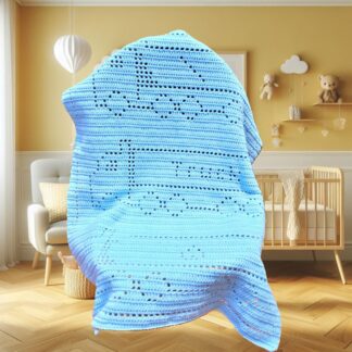 Truck Crochet Pattern Blanket 3 Trucks Boy Baby Toddler Kid Adults Blanket