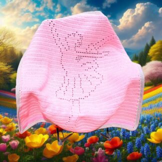 Crochet Pattern Blanket Girl Dance Ballet Princess Crochet Baby Blanket Pattern