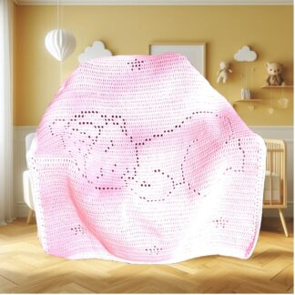 Crochet Baby Blanket Sleeping Baby Crochet Pattern Blanket Baby Shower Gift Girl Boy Easy More Sizes