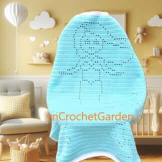 Mermaid blanket crochet pattern