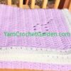 Filet crochet bear blanket pattern graph chart showing full square grid with bear and lollipop design — visual pattern for crochet beginners